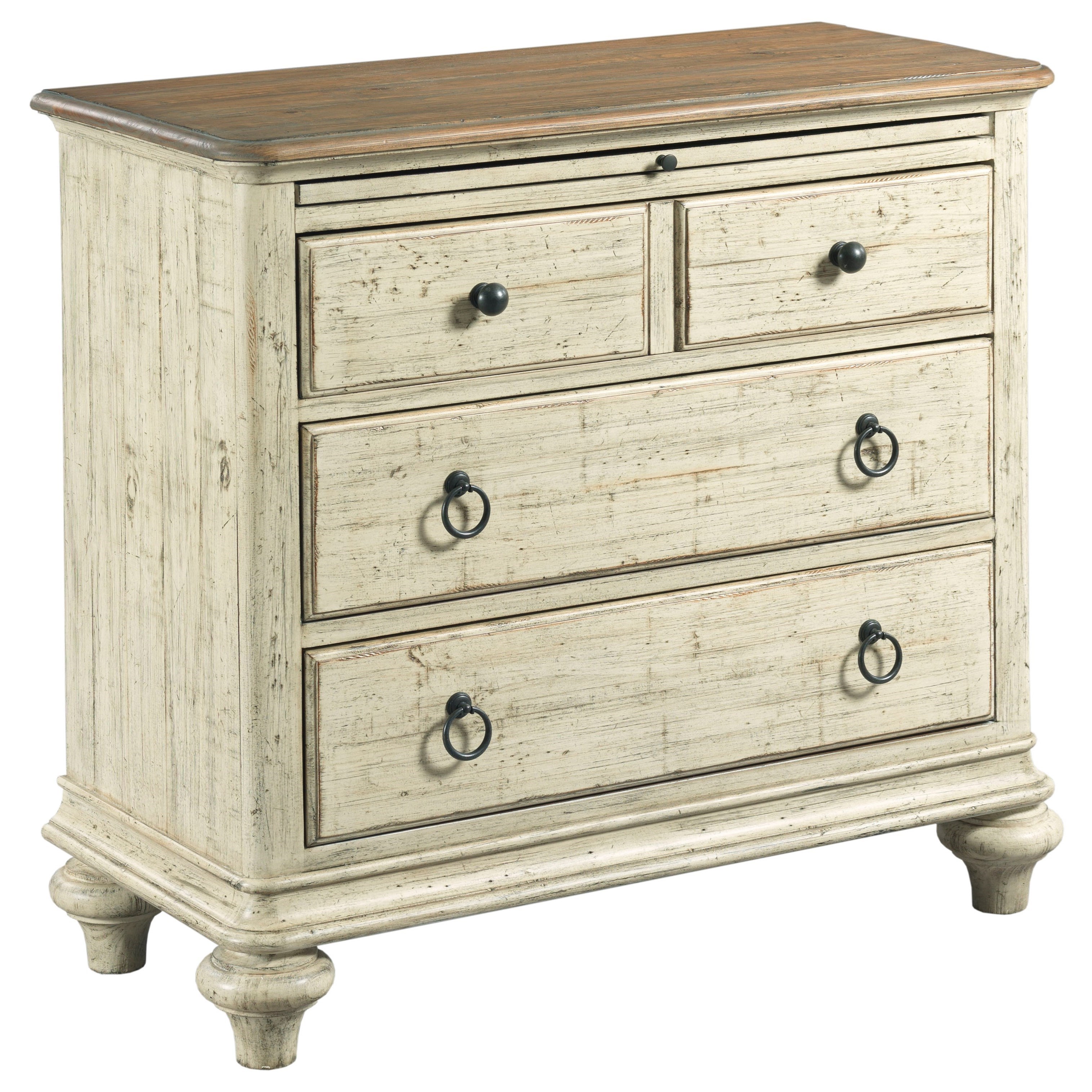 Kincaid Furniture Weatherford Baldwin Bachelors Chest with Night Light